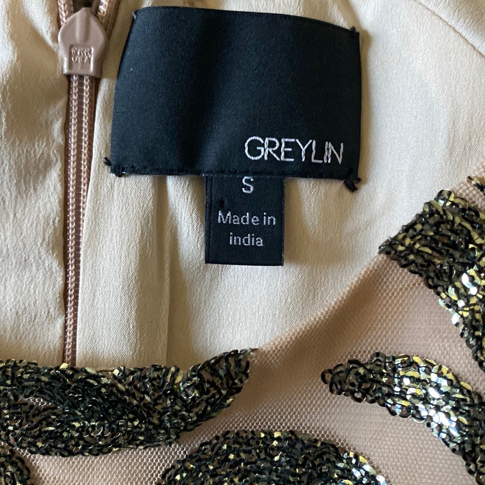 Anthropologie Greylin Sequin Peplum